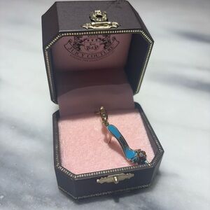 Juicy Couture Blue High Heel Charm